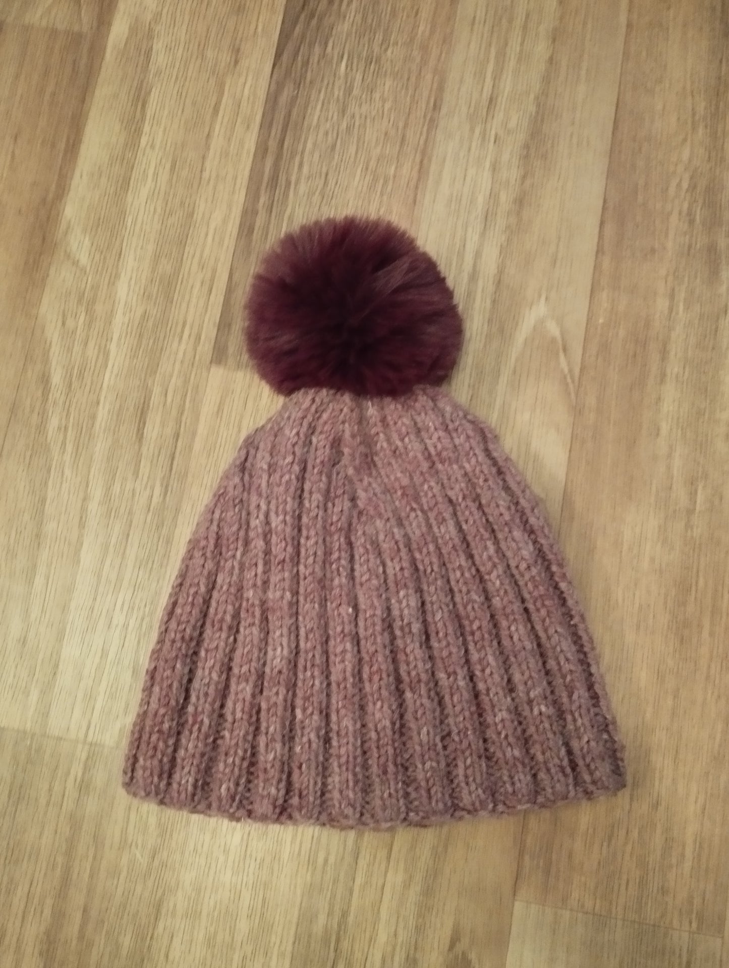 Hand knitted hat